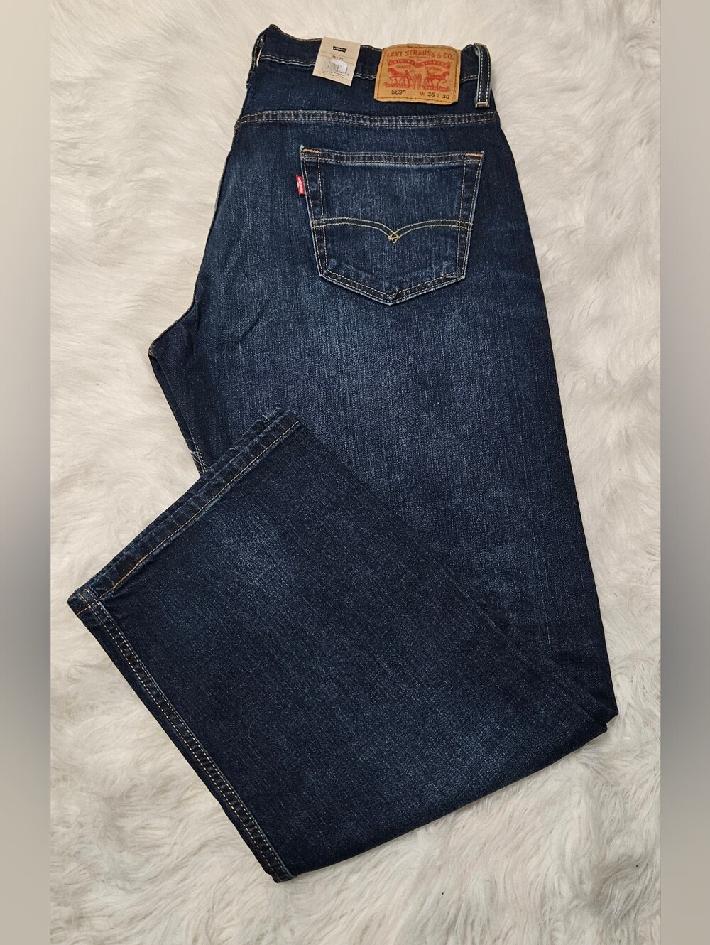Levi's 569 Men's Indigo Straight-Leg Jeans